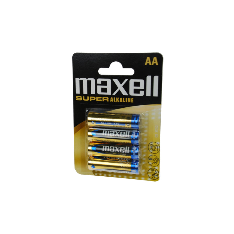 Maxell Super Alkaline AA-paristo 4 kpl