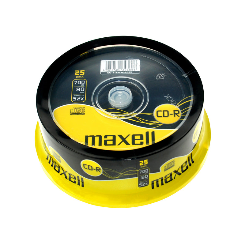 Maxell CD-R -levy 52X 80min (25 kpl)