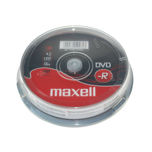 Maxell DVD-R -levy 16X 4,7GB (10 kpl)