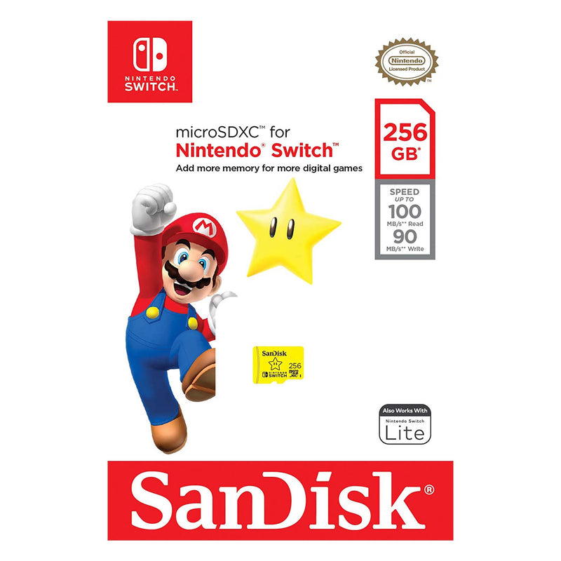 Sandisk-MicroSDXC-256gb-Nintendo-Switchille-1