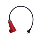 Voimavirta-Suko adapteri sähköauton lataamiseen CEE/SCHUKO